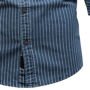 Camisa de Mezclilla Impermeable Ecológica de Manga Larga para Hombre, Talla Grande, Nuevo Diseño, la Más Vendida, Última Llegada - Product Image 3
