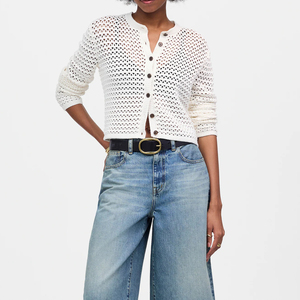 Pantalones Culotte Vaqueros de Punto Personalizados, Estilo Urbano, con MOQ Bajo - Product Image 4