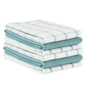 Serviettes de cuisine en coton tissé uni, rectangulaires, séchage rapide, lavables en machine, pour usage domestique - Product Image 3