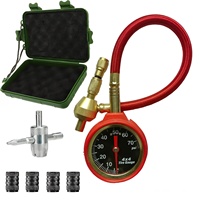 Manomètre de pression des pneus MAISOON 0-75 PSI, testeur analogique robuste avec affichage lumineux de 2 pouces, précision de 1 PSI pour voiture, camion, SUV
