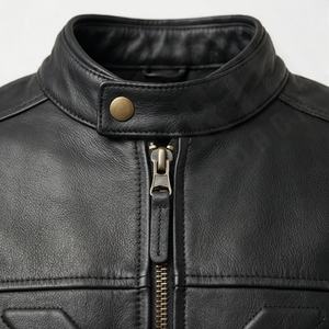 Chaqueta de Motociclista de Cuero Genuino para Hombre de la Mejor Calidad, Nueva Colección de Invierno, Chaquetas de Motocicleta con Protecciones Desmontables Personalizadas - Product Image 4
