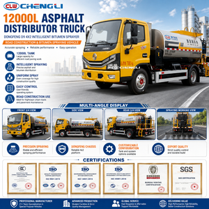 รถบรรทุกจ่ายยางมะตอย Dongfeng D6 4x2 4500 ลิตร พร้อมระบบพ่นบิทูเมนอัจฉริยะสำหรับงานก่อสร้างถนน - Product Image 1