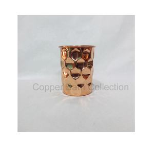 Hot Selling Customized Diamond Copper <b>Tumbler</b> 100% Copper Metal Water Purifier <b>for</b> Parties Hot Beverages Carton - Product Image 1