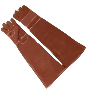 Extreme Safety Cowhide Split <b>Leather</b> Gloves for Welders Flame-Resistant and Fire-Affected <b>Wrist</b> Welding Gloves - Product Image 5