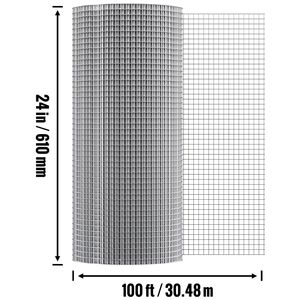 Malla de Alambre Galvanizado en Caliente de 1/2 Pulgada, 24 Pulgadas x 100 Pies, Calibre 19, Malla para Gallinero de 1 mm, Abertura de 20 mm, 100% Reciclable - Product Image 4