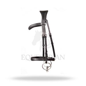 Bridon anglais CAVESSON taille standard pour l'entraînement des chevaux - Product Image 3