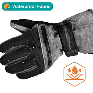 Guantes de esquí para todo tipo de clima, manoplas de nieve profesionales impermeables con aislamiento térmico, equipo duradero para deportes de montaña en invierno - Product Image 5