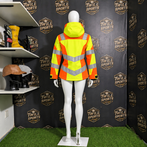 Chaqueta Reflectante de Seguridad para Tráfico y Construcción, Alta Visibilidad, Múltiples Bolsillos, Ropa de Trabajo - Product Image 5