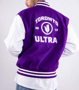 Vestes de baseball personnalisées pour hommes, style streetwear décontracté, tendance 2025, vestes universitaires, vestes bomber pour hommes - Product Image 2