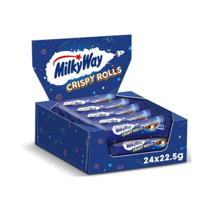 Rollitos Crujientes Milkyy Wayy, 22.5g por 100g, Energía 2149 Kj, 513 Kcal, Grasa 25g, Carbohidratos 65g, para un Snack Energético y Delicioso - Product Image 1