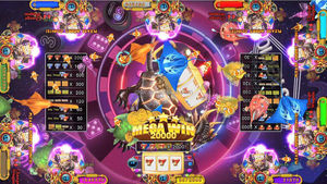 Nueva llegada 8 jugadores 55 pulgadas entretenimiento tiro pez juego tablero máquina Ocean King <span class=keywords><strong>3</strong></span> animales fantásticos para sala de juegos - Product Image 5