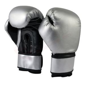 Gants de boxe d'arts martiaux d'entraînement de combat de mode en cuir de vachette brillant gagnant professionnel avec logo personnalisé - Product Image 5