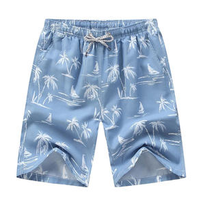 Shorts de plage 100 % coton à prix raisonnable, séchage rapide, taille haute, avec cordon de serrage, quantité en gros, personnalisables OEM - Product Image 1