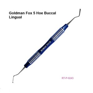 เครื่องขูดหินปูนแบบแมนนวลตามหลักสรีรศาสตร์ Goldman Fox 3 ผลิตจากสแตนเลส ได้รับการรับรองมาตรฐาน CE โดย Roboz Tech ประเทศปากีสถาน - Product Image 3