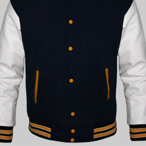 New Stylish College JacketOEM Baseball Sports Style <b>Suede</b> Leather <b>Men</b> <b>Jacket</b> - Product Image 1