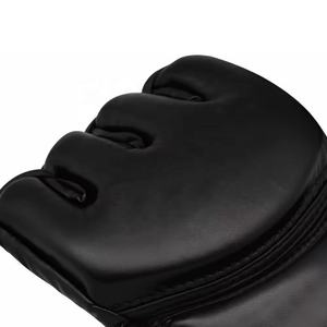 ถุงมือหนังวัวแท้คุณภาพสูงแบบสั่งทำพิเศษสำหรับ MMA ครึ่งนิ้ว สำหรับมืออาชีพ ไซส์ใหญ่พิเศษ สำหรับฝึกซ้อมมวย น้ำหนักเบา - Product Image 4