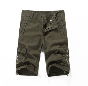 Pantalones Cortos Cargo de Alta Calidad para Hombre, Ropa Casual de Verano, Algodón Puro, Estampados, Ropa de Trabajo Informal, Pantalones Cortos Diarios para Hombre, 2026 - Product Image 4