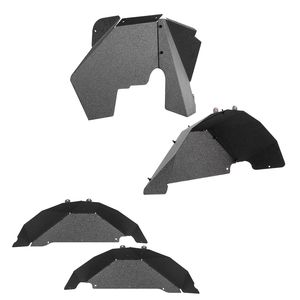 Parafanghi Anteriori e Posteriori in Acciaio per Jeep JK/JKU 2/4 Porte 2007-2018, Compatibili con Parafanghi Interni in Plastica Stile Bullonato TT - Product Image 1