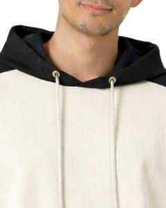 เสื้อฮู้ดแขนสั้นผู้ชายแบบสั่งทำพิเศษ เสื้อยืดลำลองมีฮู้ด ผ้าฝ้ายนุ่ม ใส่สบายสำหรับฤดูร้อน สีขาวดำ สไตล์สตรีทแวร์ - Product Image 5