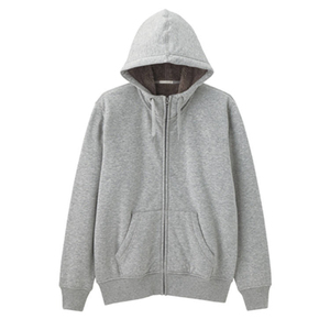 Sweat à capuche zippé pour homme, robuste, avec double couture renforcée, doublure polaire douce, vêtement de travail durable - Product Image 6