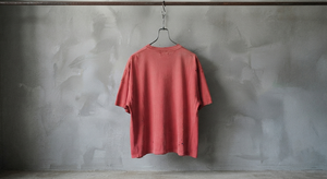 Men Acid Wash Oversized Solid Heavyweight <b>Vintage</b> Cotton Jersey Loose Fit Short Sleeve Front Custom Logo <b>Tee</b> - Product Image 2