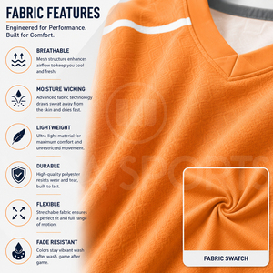 Sublimated Breathable Eco-Friendly Lacrosse Team Uniform Custom Lightweight Quick Dry Jersey Manufacturer - Product Image 5