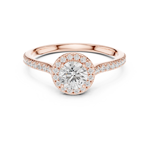 Bague en diamant de laboratoire de haute qualité, taille ronde, élégante, pour mariage et fiançailles, bijoux de mariée, fournisseur OEM en gros - Product Image 2