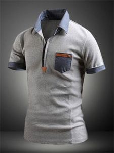 เสื้อโปโลผู้ชายปักโลโก้ตามสั่ง ผ้าโพลีคอตตอน ระบายอากาศได้ดี เหมาะสำหรับใส่ทำงานลำลองหรือเล่นกอล์ฟ - Product Image 3