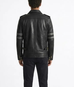 Veste en cuir Leon Kennedy, veste Resident Evil 6, veste de cosplay Leon S Kennedy, veste en cuir tactique noire, costume de jeu - Product Image 3