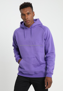 Sweat-shirts à capuche unisexe de couleur unie pour marque blanche, coupe classique, en coton tricoté, décontractés, pour hommes et femmes - Product Image 2