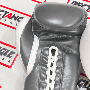 Gants de boxe rectangulaires personnalisés, gants d'entraînement à lacets, fabricant d'équipements de boxe professionnels, fournisseur d'équipements sportifs OEM - Product Image 2
