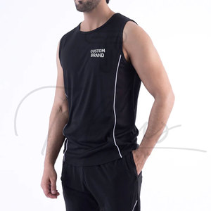 Camiseta sin Mangas para Hombre de Alta Calidad, Personalizada, de Color Sólido, de Secado Rápido, de Alta Gama - Product Image 3