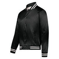 Blouson bomber en polyester tissé de qualité supérieure avec extérieur 100 % polyester et doublure 100 % polyester, léger
