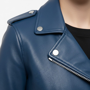 Women Custom Sheep Skin <b>Jacket</b> OEM Factory Supplier Wholesale Custom Made <b>Biker</b> Outerwear Stylish Fashion Winter Wear Casual - Product Image 5