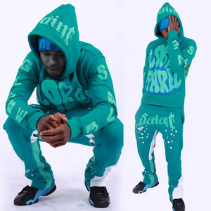 Survêtement à capuche unisexe Rick et Morty avec imprimé en relief, manches longues, anti-boulochage, léger, décontracté, avec poches latérales - Product Image 3