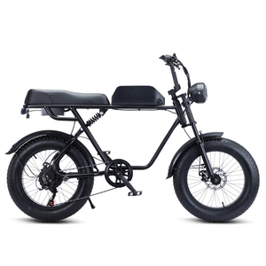 Bicicleta eléctrica de montaña con batería de litio de 48V 10ah, neumáticos gruesos de 20*4 pulgadas, 7 velocidades, freno de disco y cuadro de acero para adultos. - Product Image 3