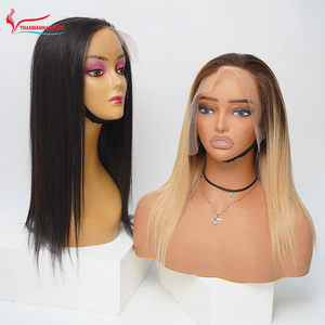 Oferta Especial: Pelucas de Cabello Humano Liso Natural para Mujeres Africanas, con Encaje HD y Partidura Media, Sin Caída ni Enredos - Product Image 1