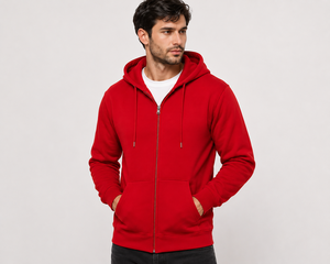 Sweat à capuche zippé pour homme, confortable, en tissu doux au toucher et au design pratique, idéal pour les tenues décontractées et les activités de plein air. - Product Image 1