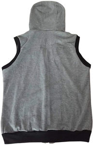 Gilet matelassé à capuche pour homme personnalisé - Veste d'extérieur épaisse et réversible coupe-vent avec couleur et logo personnalisables - Product Image 3