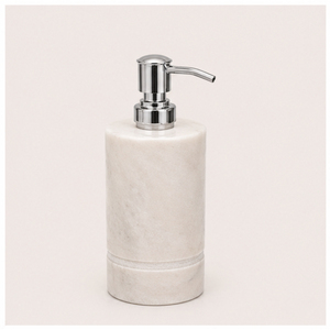 Distributeur de savon en marbre naturel avec pompe en acier inoxydable de qualité supérieure, support pour lotion liquide pour hôtel et accessoires de salle de bain à domicile - Product Image 3