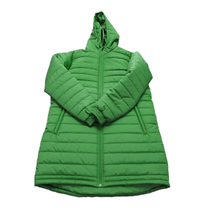 Chaqueta Acolchada con Capucha para Hombre, Invierno, Casual, Manga Larga, Cierre Frontal, Resistente al Viento, Color Sólido, Relleno de Poliéster, Abrigo Grueso - Product Image 3