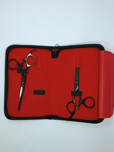 Nouveaux produits : Ciseaux de barbier professionnels en acier inoxydable couleur noir plasma pour la coupe et le coiffage – Nouveaux ciseaux de coupe pour salon - Product Image 2