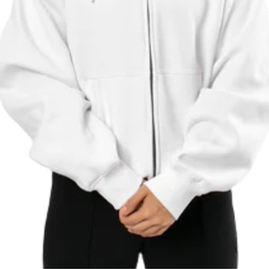 <b>Women's</b> Aura Performance <b>Hoodie</b> <b>White</b> Lightweight Breathable Moisture Wicking Activewear Pullover Long Sleeve Sports Fitness - Product Image 6