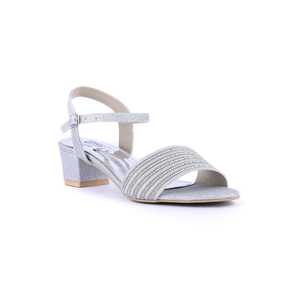 Sandalias Plata Tacón Fantasía Modelo FN4776 - Product Image 2