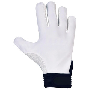 Gants de gardien de but de football unisexes en cuir PU, doigts entièrement couverts, paume antidérapante, sangle de poignet réglable, fermeture à boucle - Product Image 2