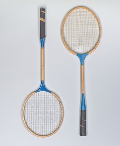 Wholesale <b>Professional</b> Cheap Price Wood Handle Outdoor Sports Badminton Rackets Badminton Wooden Ball Sports Equipment - Product Image 1