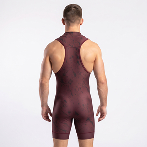 Men's Wrestling Singlet Sublimated Sleeveless Scoop Neck Men Wrestling Singlet Men <b>Compression</b> Wrestling Jersey - Product Image 2