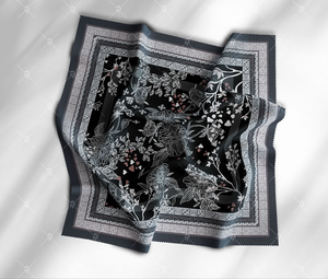 Wholesale Personalized Satin Printed <b>Scarf</b> Fabric for European Israel Island Brand Label Advertising Promotion Corporate Gifts - Product Image 5