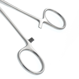 Pinces manuelles de prélèvement en acier inoxydable de qualité supérieure, 7,25 pouces, à angle droit, hémostatiques, réutilisables, pour la chirurgie des tissus profonds - Product Image 6