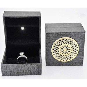 Caja de Joyería de Madera de Mango Hecha a Mano con Pirograbado, Venta al Por Mayor |   Almacenamiento de Diseño Celestial - Product Image 2